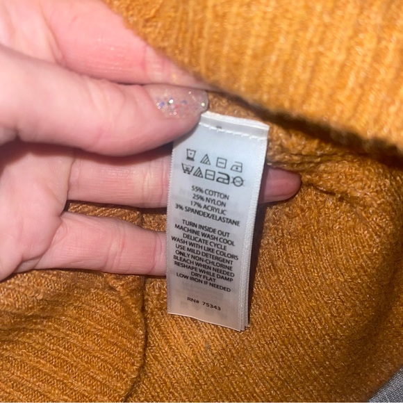 WILLIAM RAST V Neck Cropped Sweater M - Picture 6 of 6